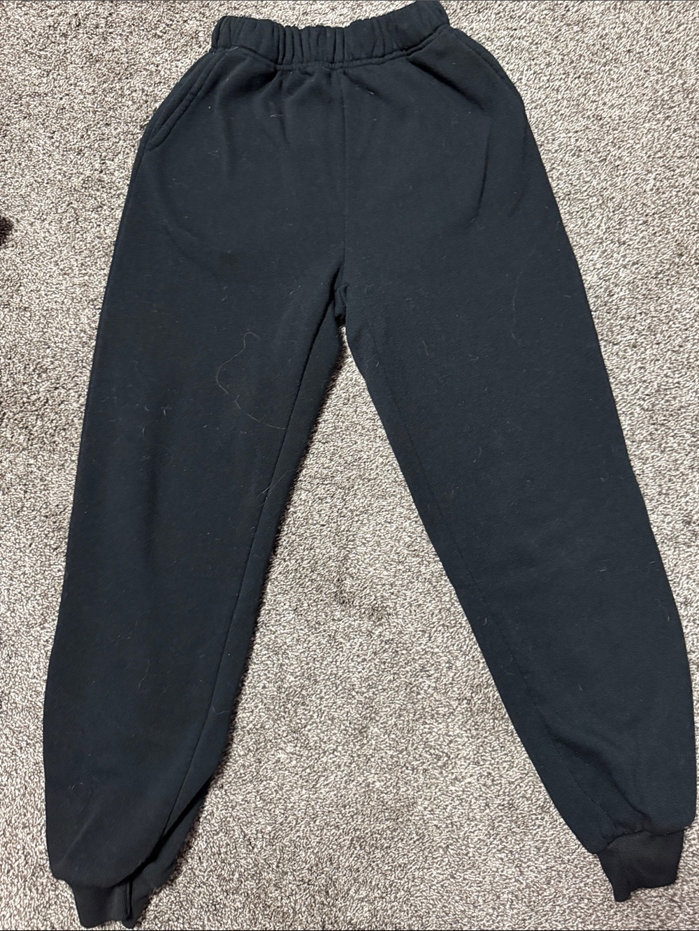 SHEIN black joggers with pockets
